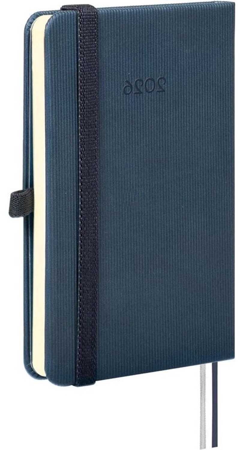 Agenda 2026 - Jaarplanner - Voor planning maken - Liggend weekoverzicht - Mini 82x127mm - Blauw