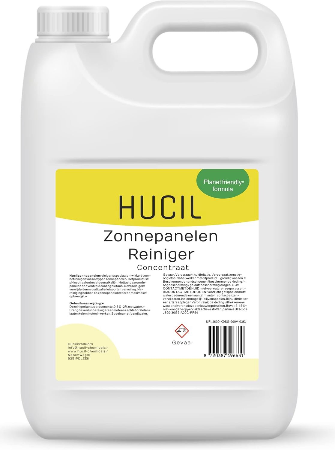 Solar panel cleaner - 5 liter - solar panel cleaner concentrate - ShopVlot