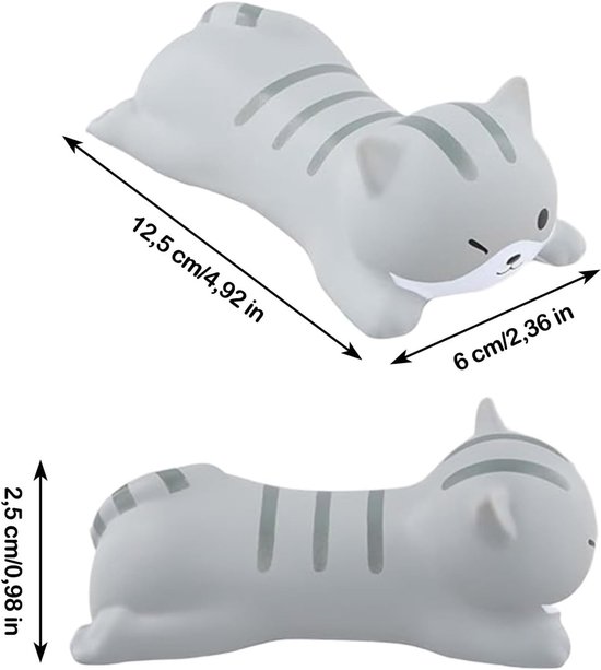 Ergonomische polssteun voor muis, schattige en antislip polssteun, ideaal voor comfort en ontspanning tijdens het gamen of werken — afbeelding 5
