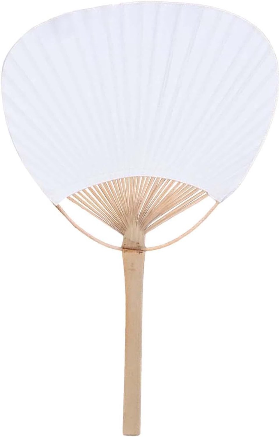 Hand Fan Pure White Paper Fan - çalligrafie Schilderen Wit FanSummer Fans