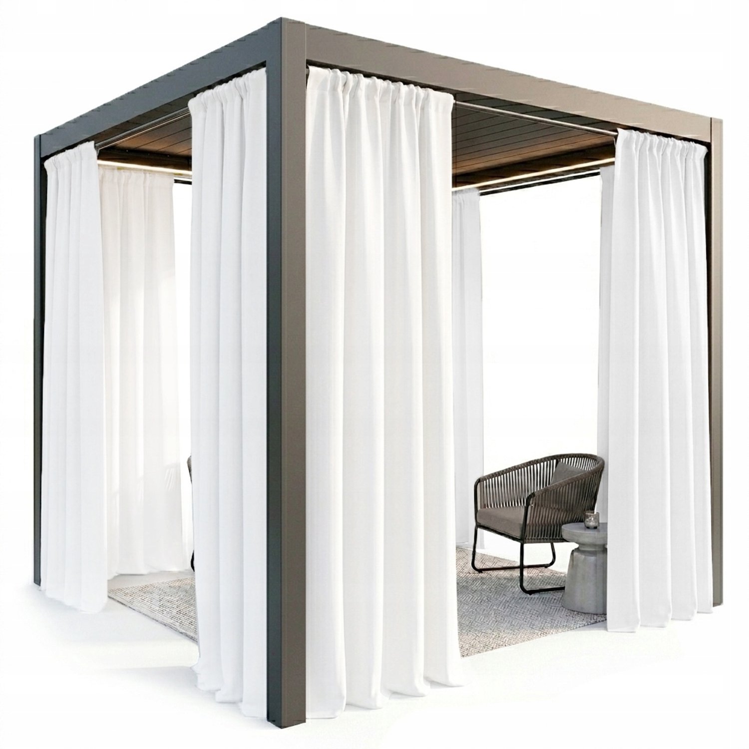 Waterdichte Tuindoeken voor Terras, Balkon & Overkapping - Wit 150x200cm