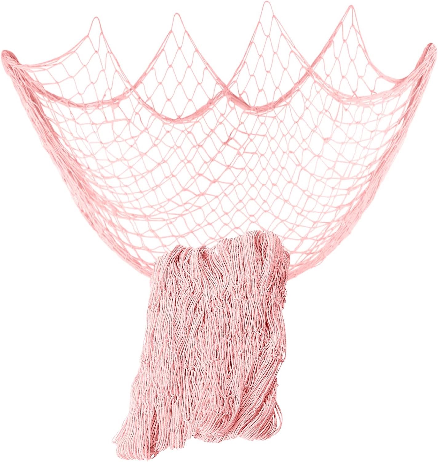 Katoen Visnet Decoratief 79 Inch Strand Thema Decor Thuis Slaapkamer Feest Muurdecoratie Visnet Decoratief, Roze