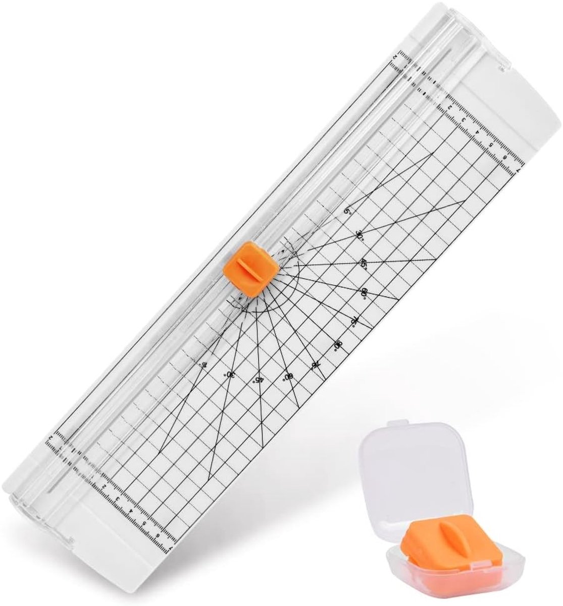Professionele A4 Papier Snijder met Automatische Veiligheidsbescherming, Draagbaar en Duurzaam voor Voucher en Papieren Labels