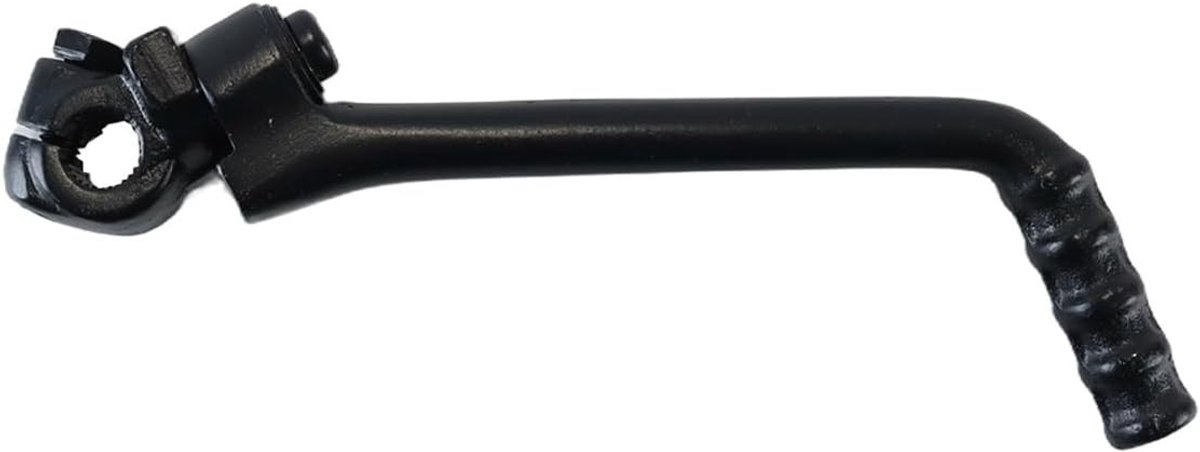Verstelbare Kick Starter Pedal Lever 13mm voor Dirt Bikes en Motorfietsen van RVS met Zwarte Afwerking