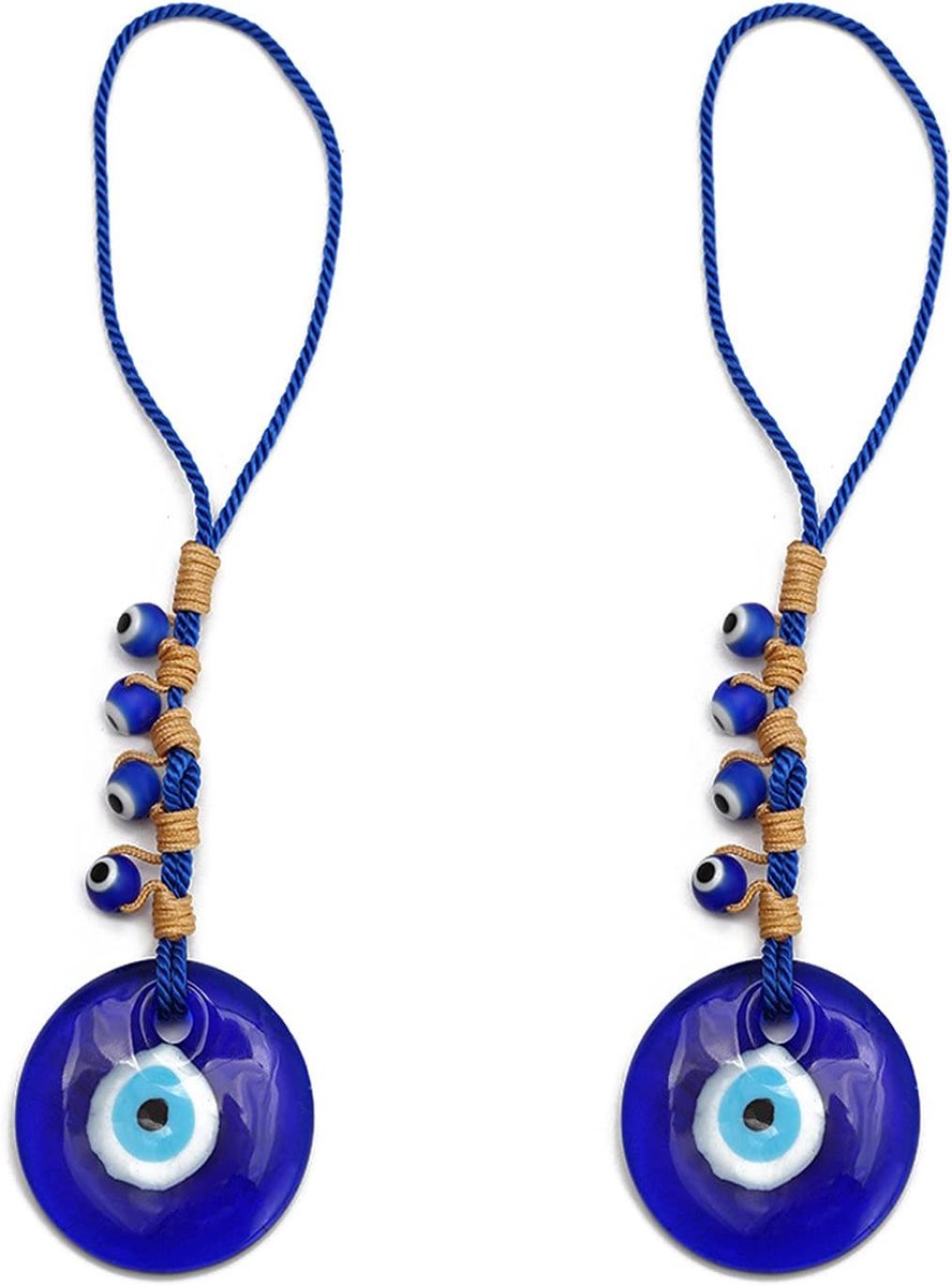 Wanddecoratie - Set van 2 - Blauw