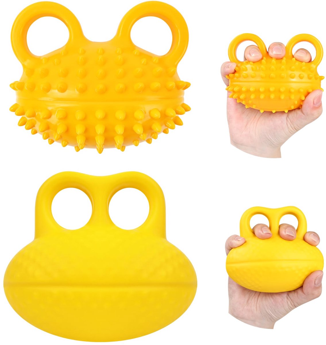 Stressbal 2-delige set - Met 2 weerstandsniveaus: Zacht & Stevig - Voor gripkracht & stressvermindering