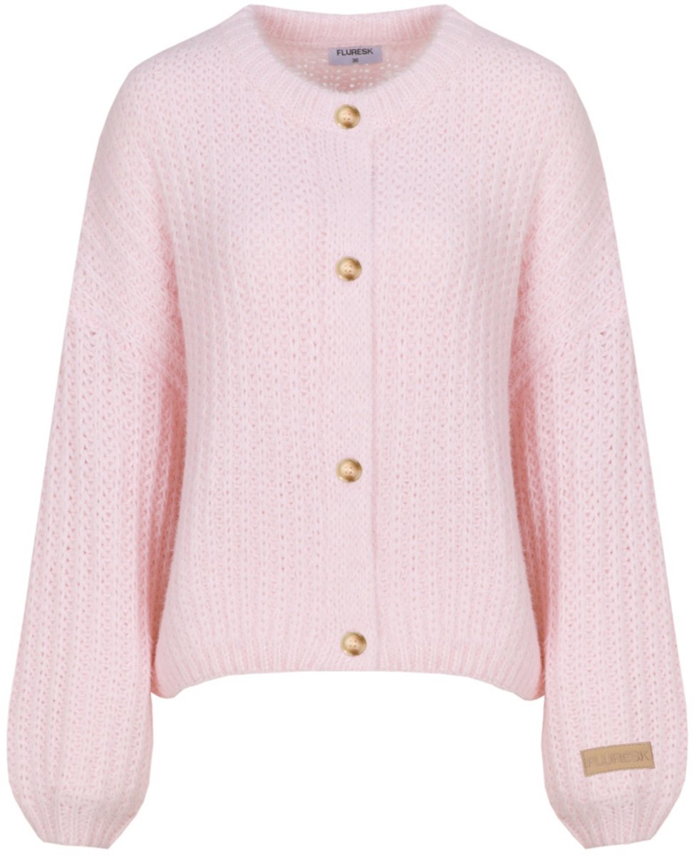 Fluresk Vest Ambre Cardigan 26nlf03 235 Rose Quartz Dames Maat - W42