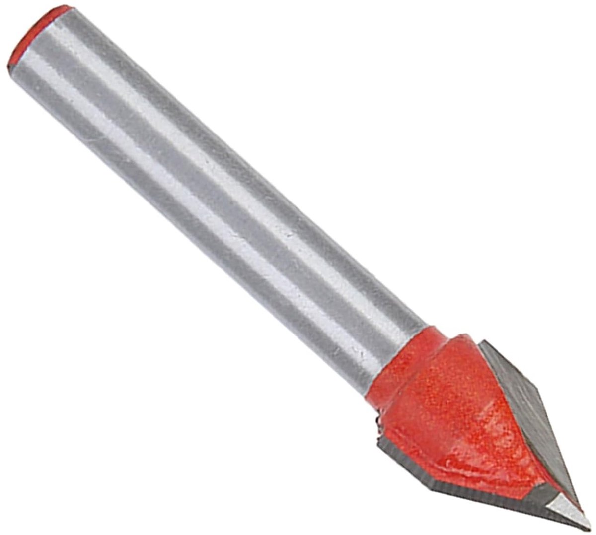 60° CNC Frees Cutter voor Houtbewerking, 6 x 10 mm V-groef Frees, 3D Graveer Bit van Tungsten Staal voor Precisie Snijden en Carving