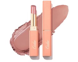 Oulac Moisture Shine Lipstick - 14 Tenderness - Nude Roze - Hydraterende Lip Balm Stift - Glass Shine Finish