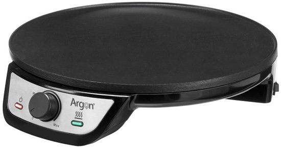 Pannenkoekenmaker Argon Zwart 1200 W — afbeelding 3