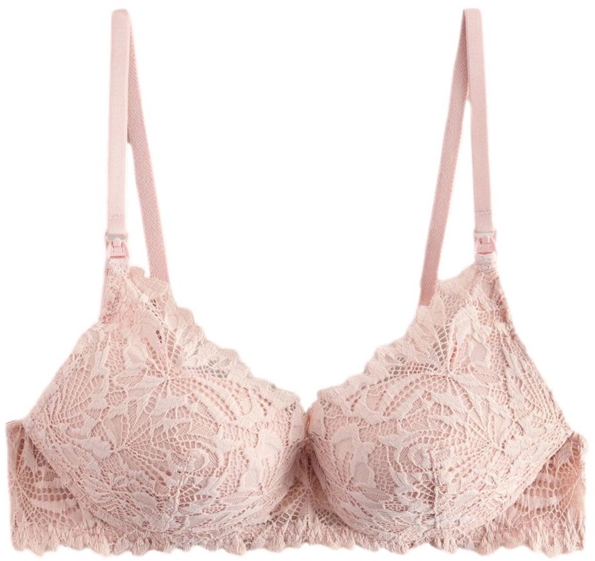 Next Dames - Comfortabele zwangerschaps- en voedingsbeha met kant - Roze Blush Pink
