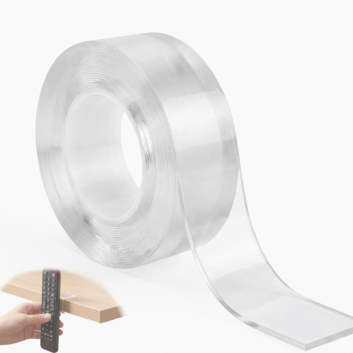 Kunstgras tape - Transparant - 2 mm dik - Sterke dubbelzijdige gel tape - Voor muurdecoratie en huishoudelijk gebruik