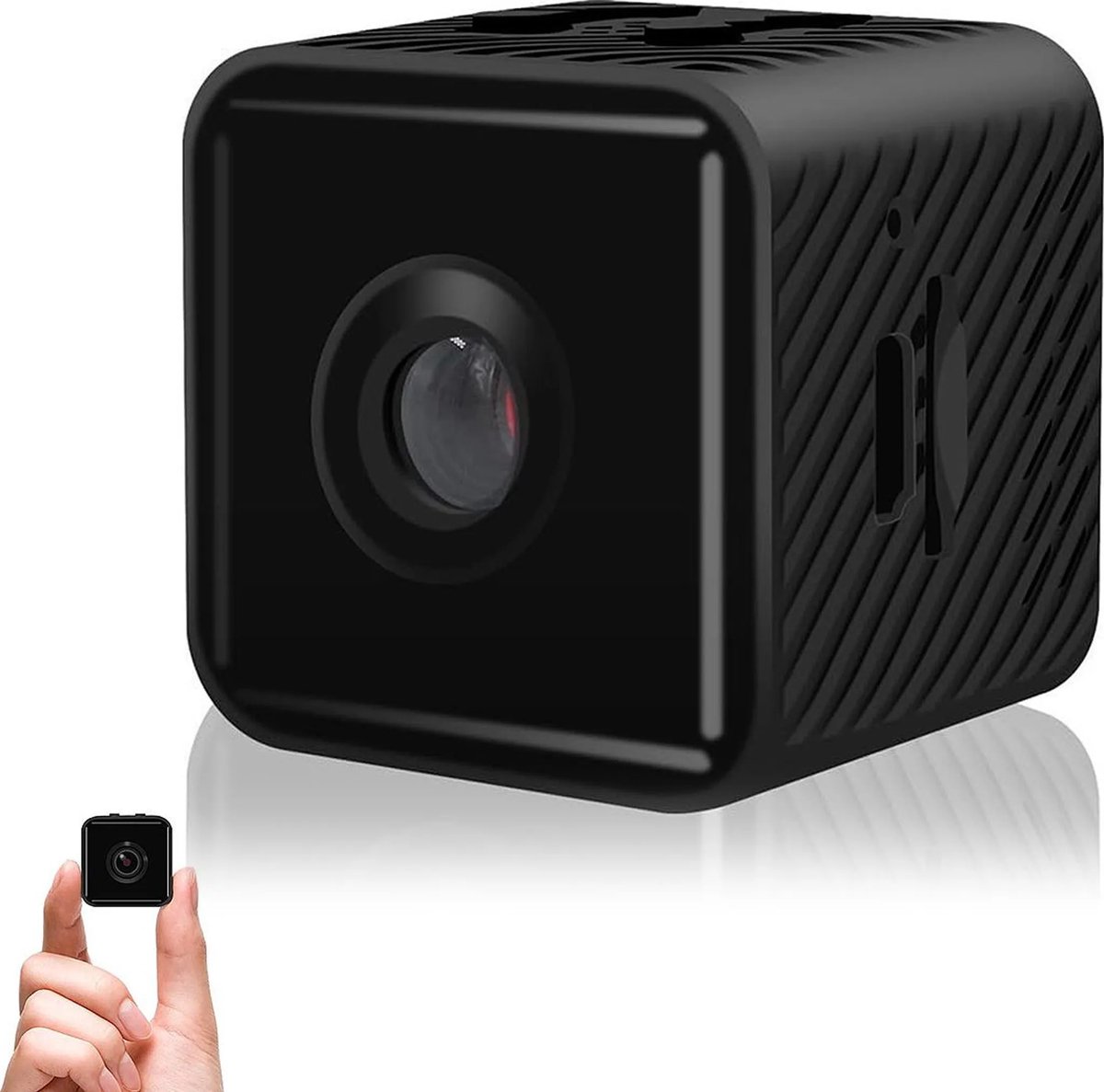 Deze set met twee camera's ondersteunt wifi-bewaking, full HD 1080p, nachtzicht, bewegingsdetectiealarm en kan worden bediend via een app. Perfect voor thuis en op kantoor.