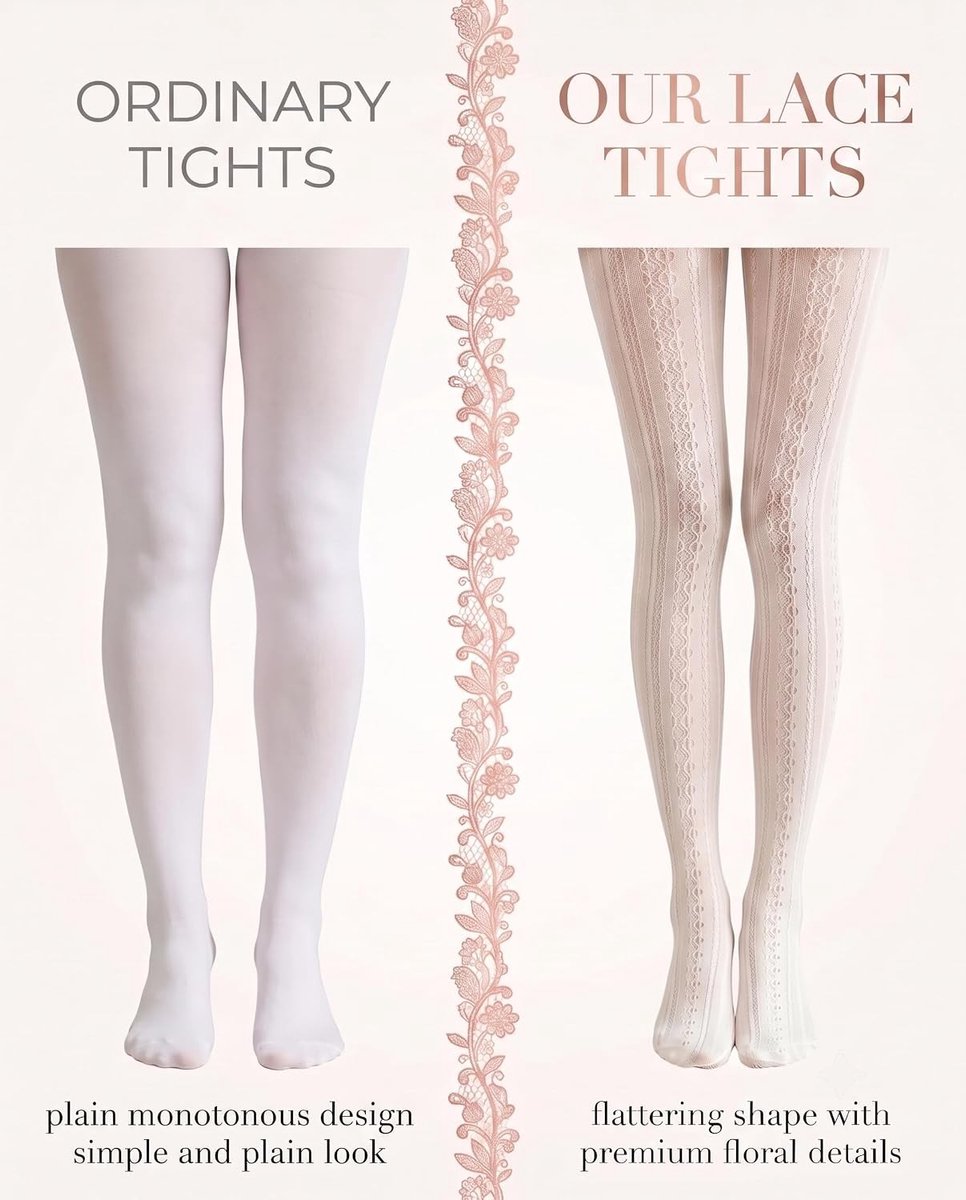 Elegante melkwitte hoge taille kantpanty met gatenpatroon voor vintage retrolooks en speciale gelegenheden