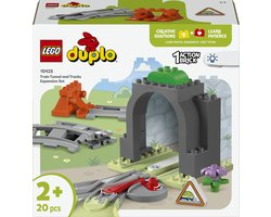 LEGO DUPLO Stad Treintunnel en rails uitbreidingsset, Montessori Speelgoed voor Peuters 10425