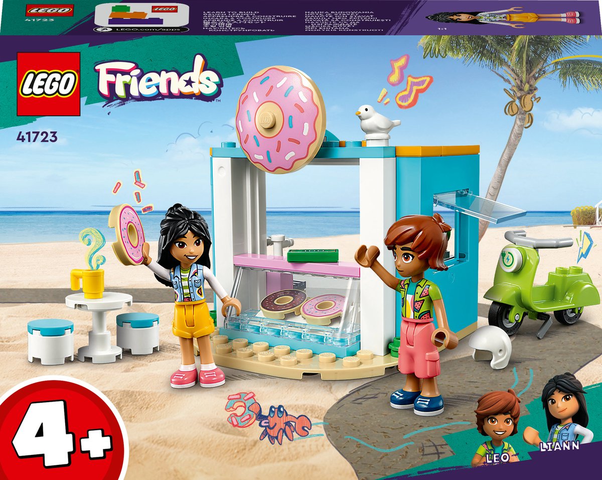 Bol.com LEGO 41723 Friends Donutwinkel Speelset voor Kinderen vanaf 4 Jaar met Minipoppetjes aanbieding