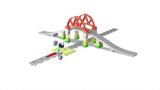 LEGO DUPLO Stad Treinbrug en rails uitbreidingsset Educatief Speelgoed voor Peuters 10426