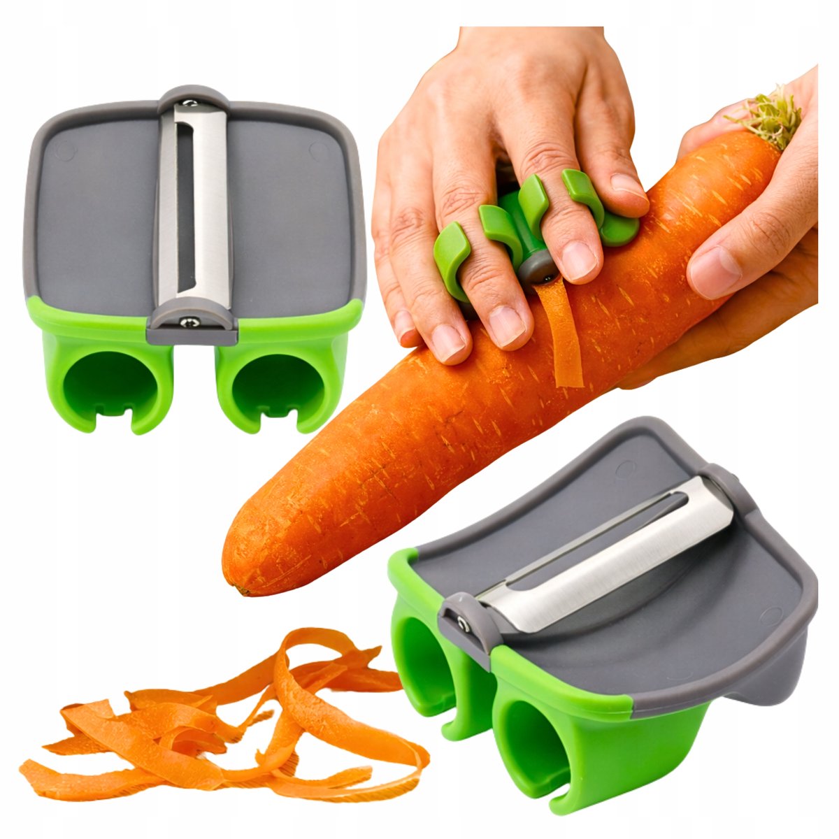 Veilige Vinger Aardappelschilmesje - Ergonomisch & Efficiënt