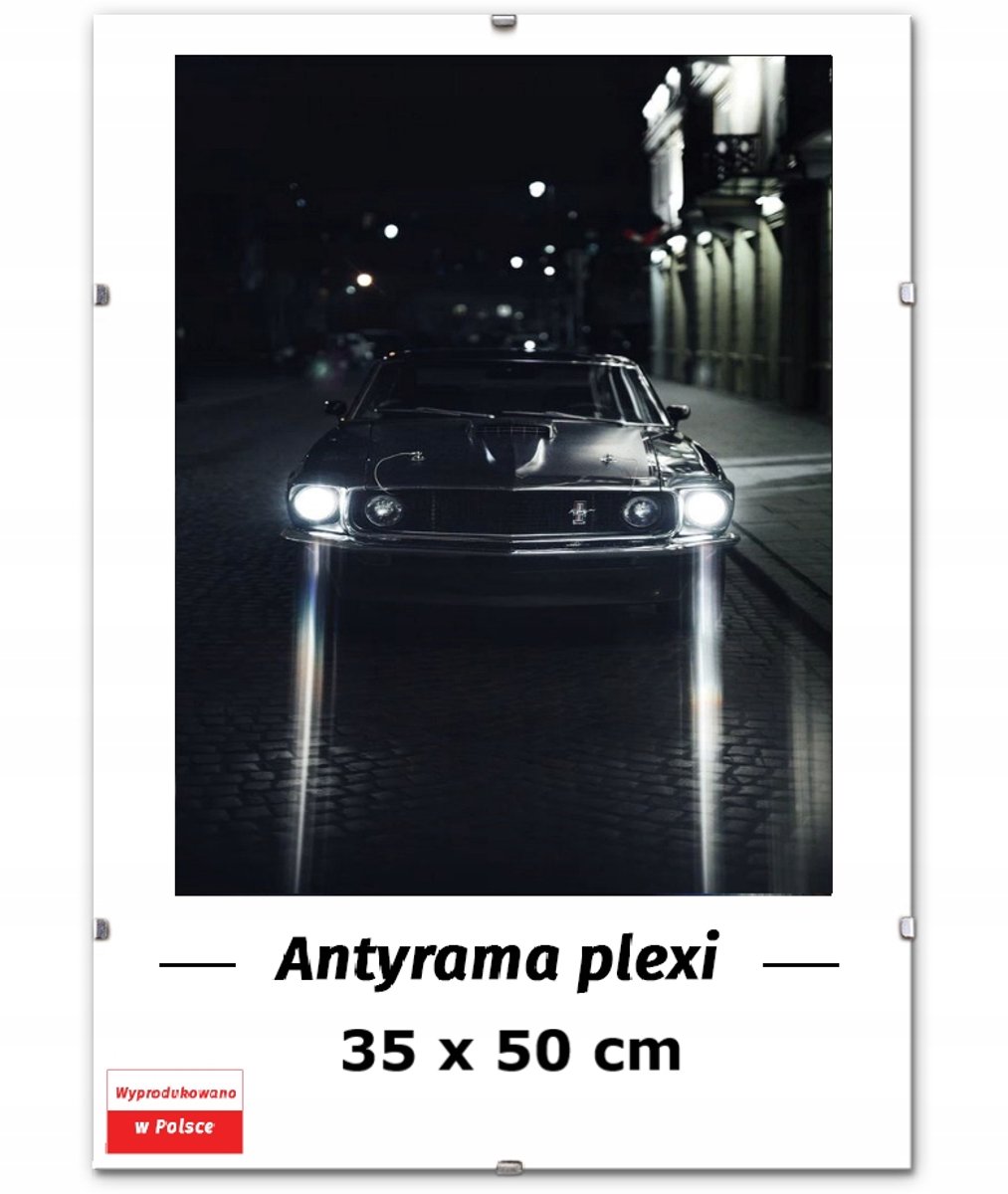 Merkloze Antirama Plexi 35x50 cm - Stijlvolle Wanddecoratie