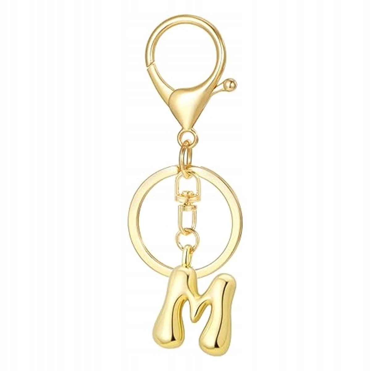 Gouden Blad Sleutelhanger voor Dames & Meisjes - Stijlvolle Handbag Hanger
