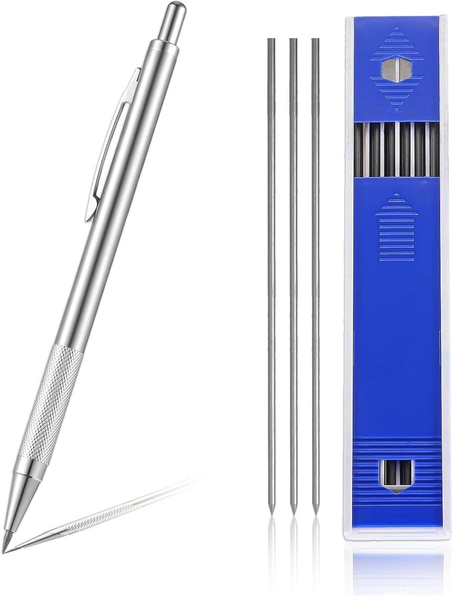 Professionele 2mm Mechanische Potlood met Klemmechanisme voor Tekeningen, Schetsen en Architectuurontwerpen