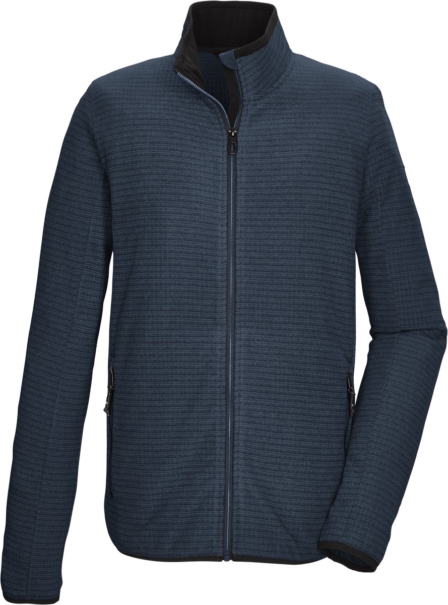 Killtec KOW 33 Men Fleece Jacket Fleecevest Heren Petrol Light Retro
