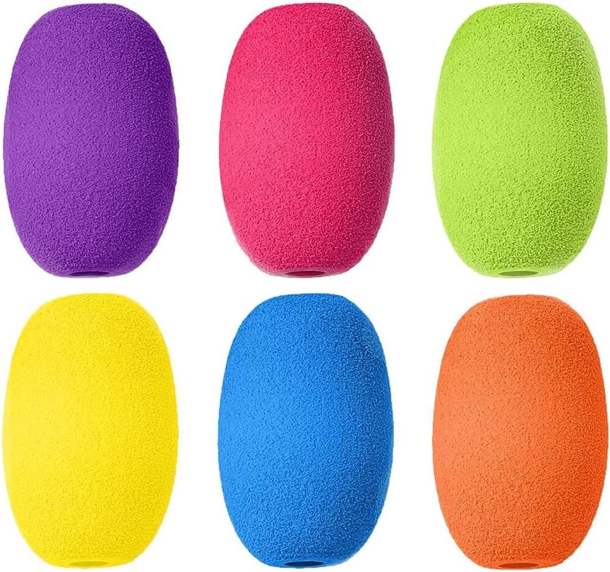 6 Stuks Potlood Grip, Eivormige Penhouder voor Handwriting, Schrijven, Tekeningen en Voorzieningen voor Peuters met Zachte Schuim Grip