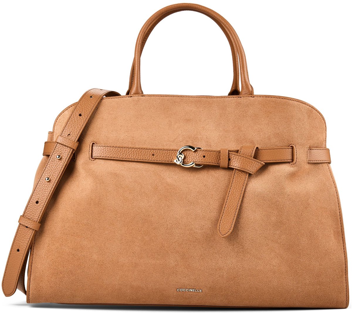 Coccinelle Sabine Suede Handtas Leder 43 cm - Dames - robin-robin