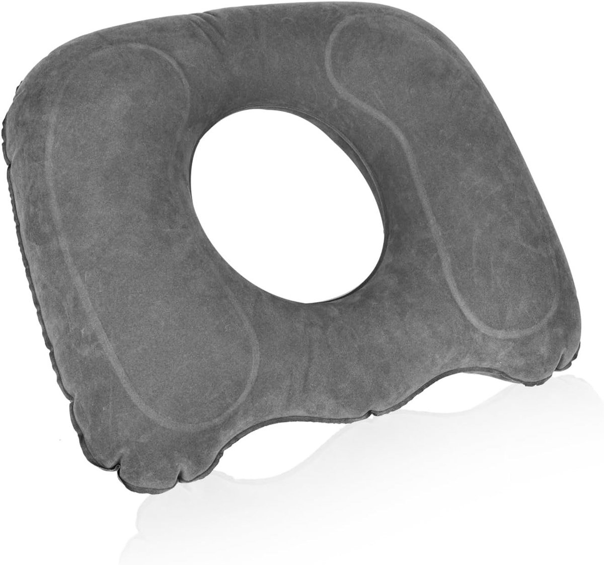 Orthopedisch Zitkussen, Ergonomisch Coccyx Kussen voor Rolstoelen en Bureaustoelen, Ontlastend Kussen tegen Aambeien en Pijn (Grijs)