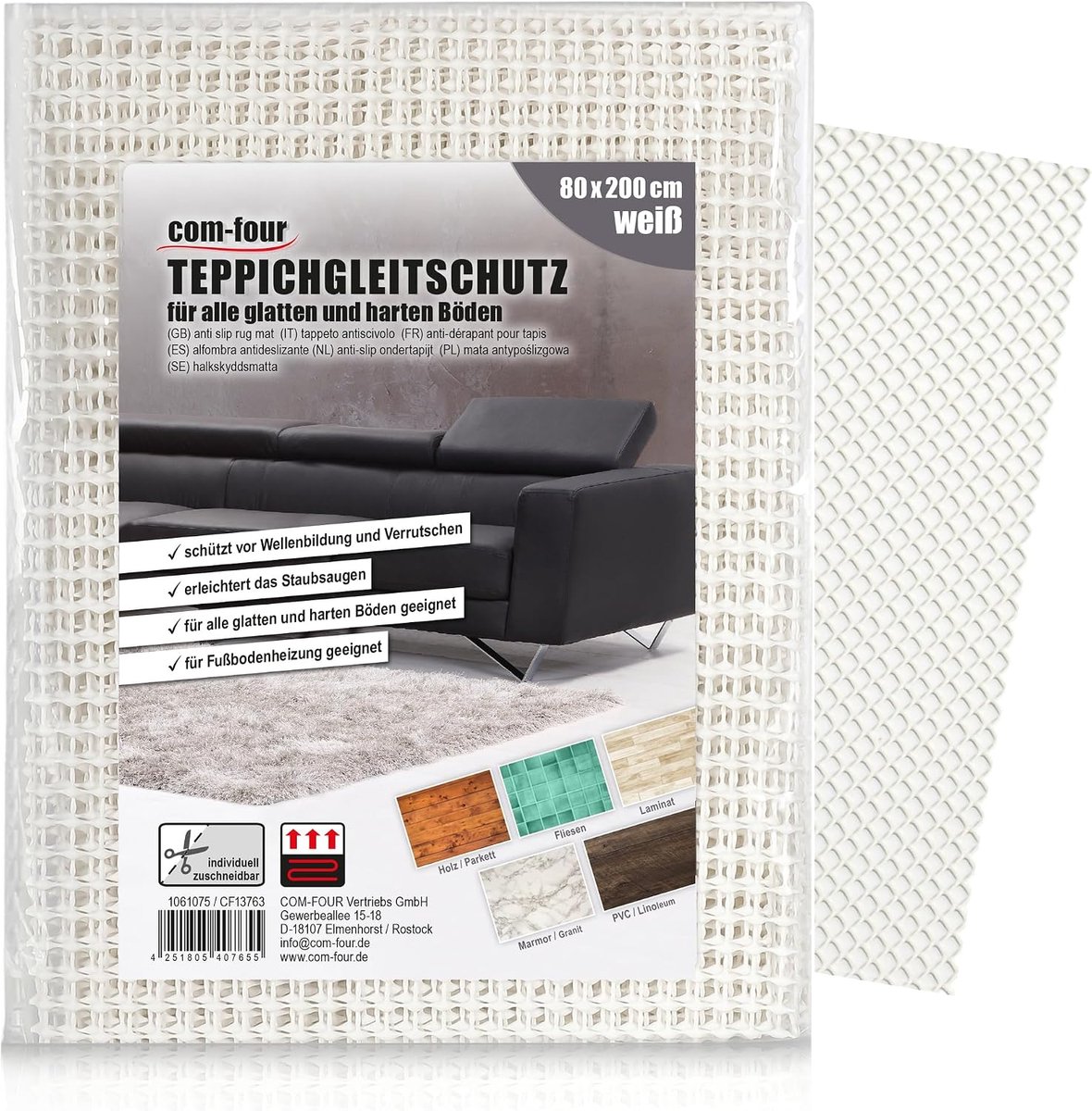 Antislipmat Onder Vloerkleed - 200 x 80 cm - Antislip