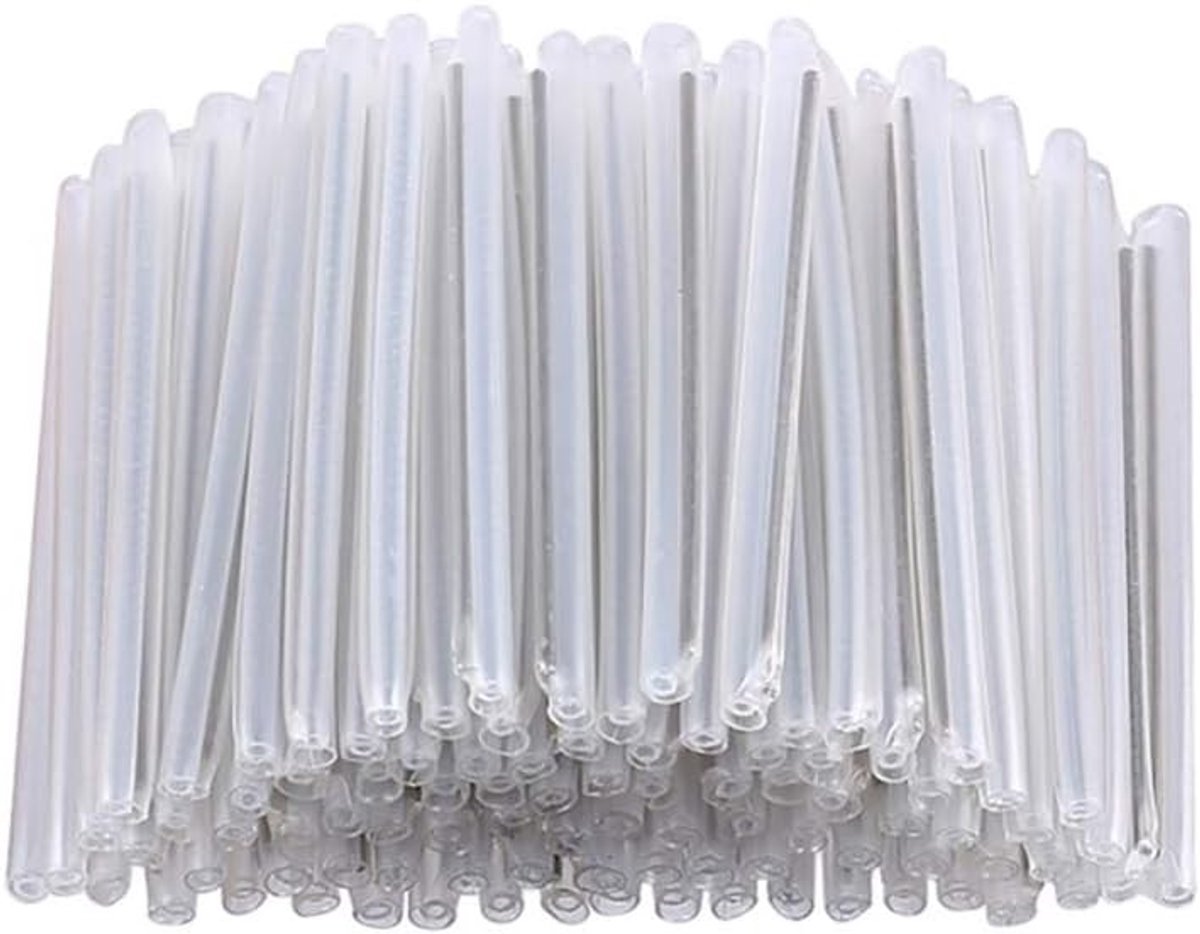 100 Stuks 60mm Warmtekrimpkous Set voor Elektrische Isolatie en Bescherming - Lichtgrijs