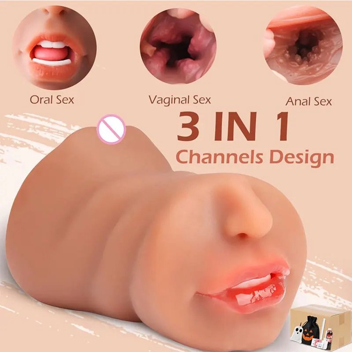 Currero Levensechte Sex Pop 100cm - Sexpop - Sekspop voor Mannen - Levensecht - Realistisch - Siliconen Lovedoll - Torso - Discreet Verpakt - 17 cm - met Luxeset
