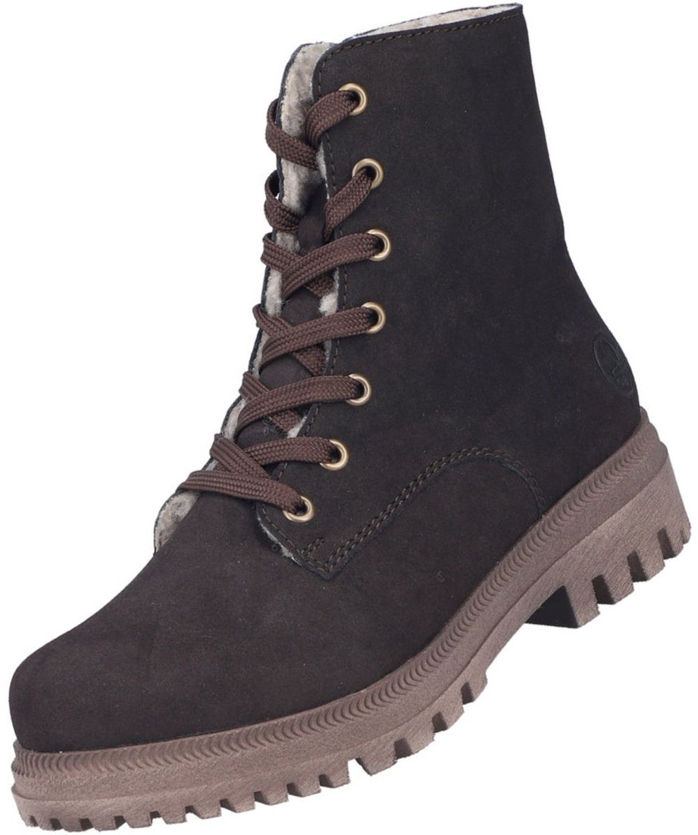 Rieker dameslaarzen, gevoerd, bruin Y7622-25