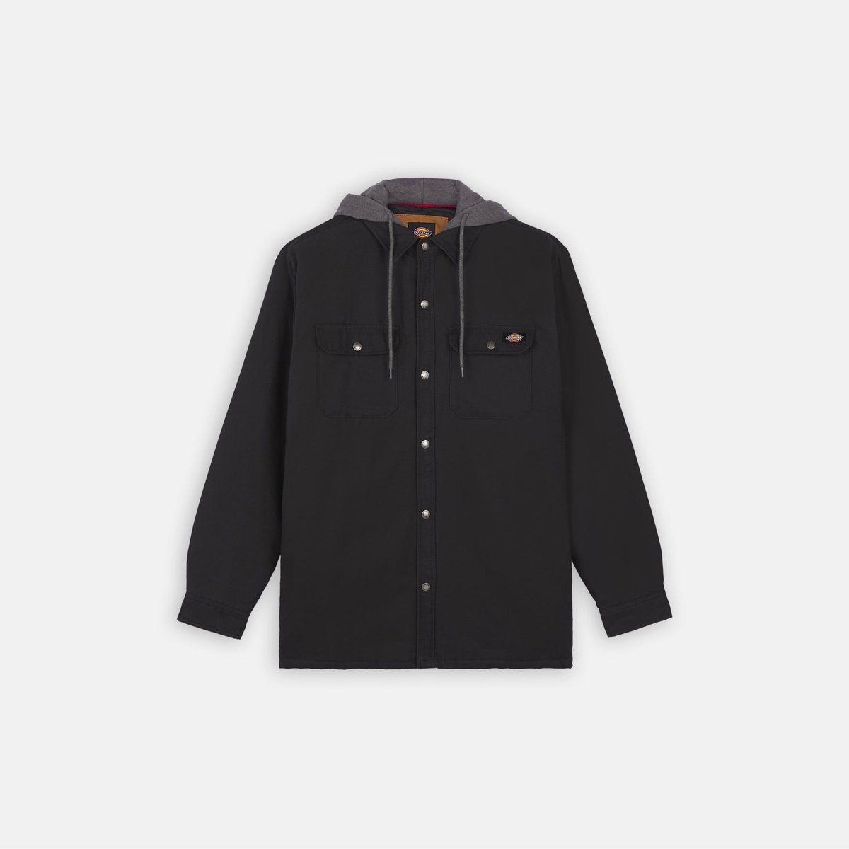Dickies FLEECE HOODED DUCK SHIRT JACK RELAXED Jackets App Zwart