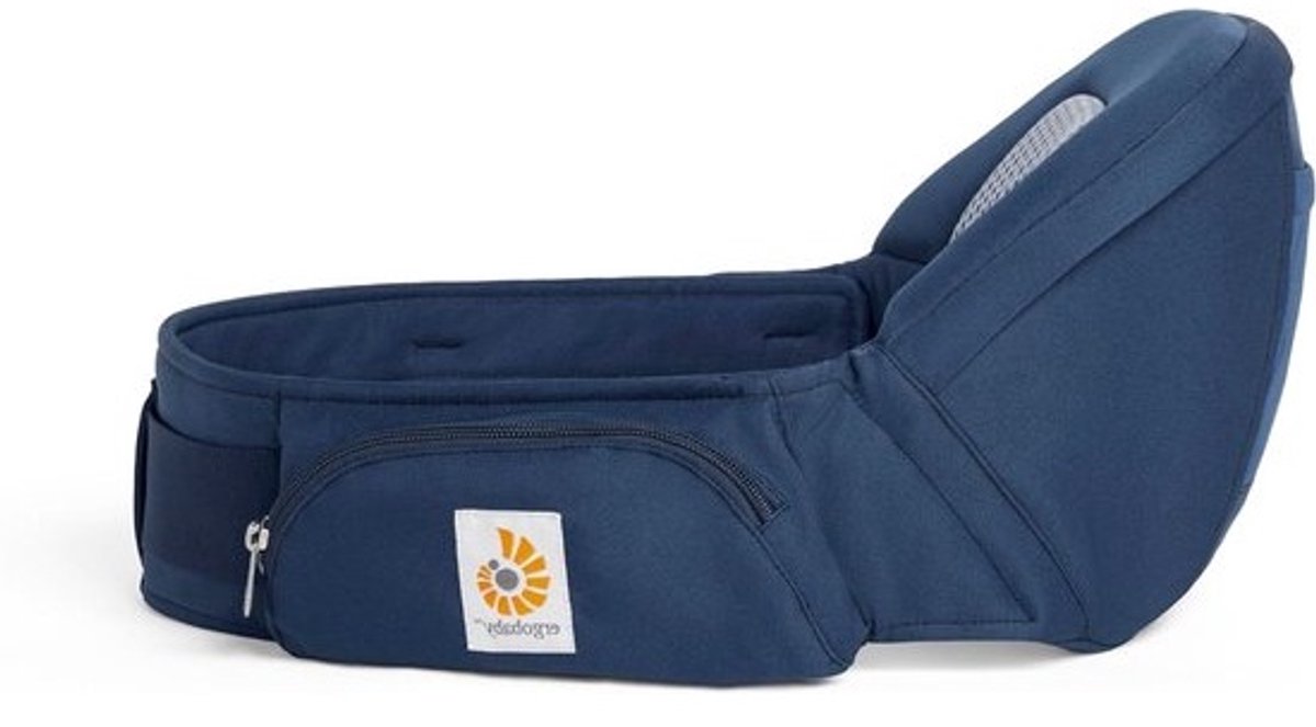 Heupdrager - Baby heupstoel - Baby dragen - Ergonomische zitondersteuning - 6 maanden+ - Middernachtblauw