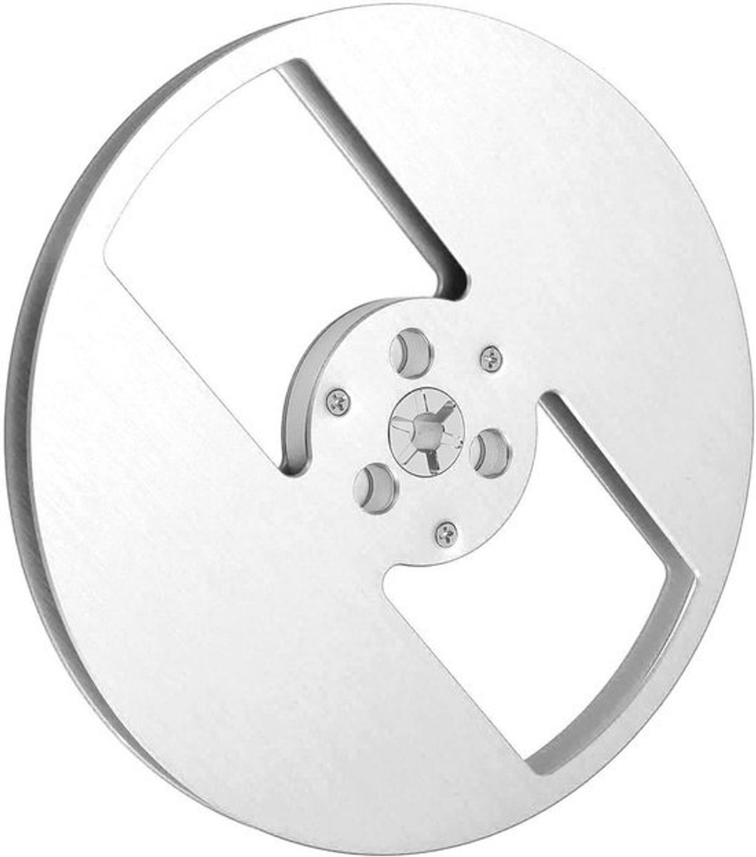 Lege Haspel - Tape Haspel - Geluidsband Afspelen - Aluminiumlegering - 7 inch - Zilver