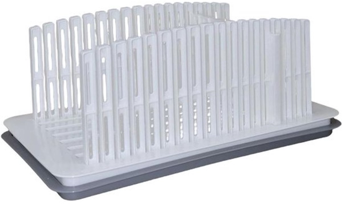 Broodsnijmachine - Snijhulp Keuken - Gelijkmatig Snijden - Opvouwbaar Ontwerp - 34 x 21 x 24 cm - Wit
