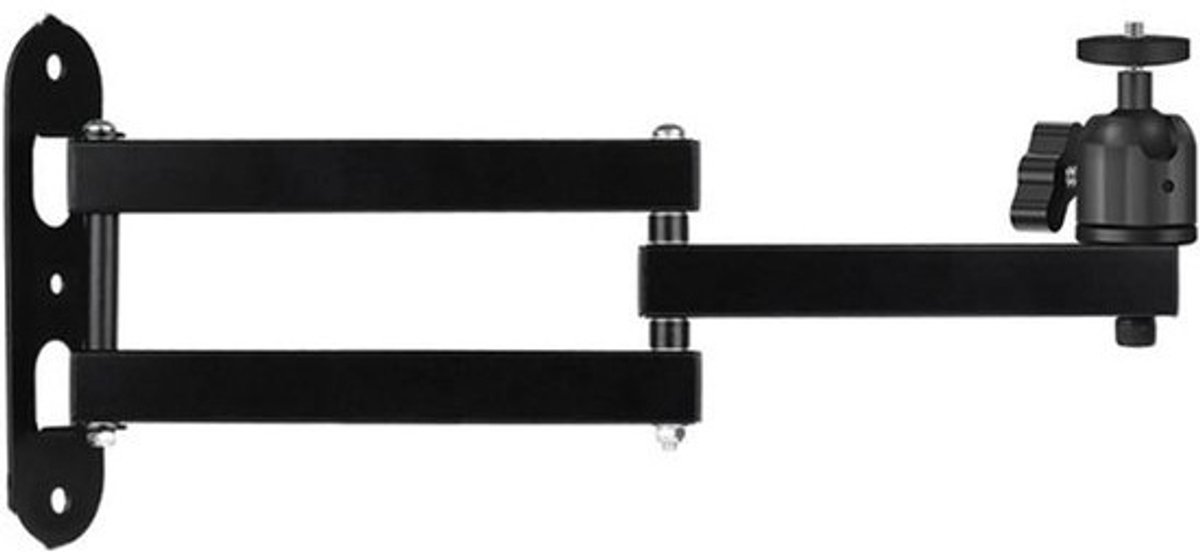 Projector Muurbeugel - Projector standaard - Thuisbioscoop Inrichten - Opvouwbaar Flexibele Arm - 60 cm - Zilver