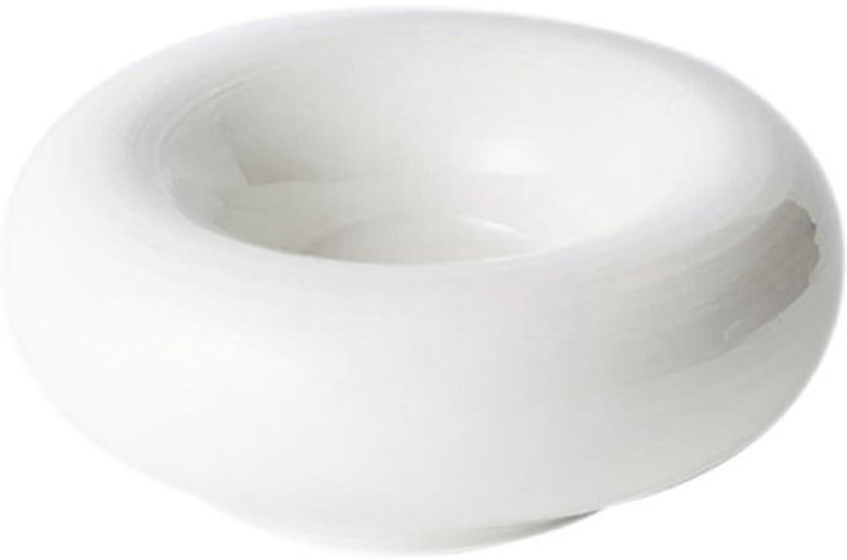 Dinerborden Keramiek - Servies Dessertbord - Eten Serveren - Warmhoudfunctie - 23 cm - Wit