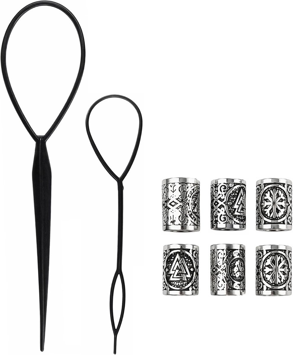Beard Bead voor Mannen, Perfect voor Vlechten en Dreadlocks, Unieke Accessoires voor Baarden