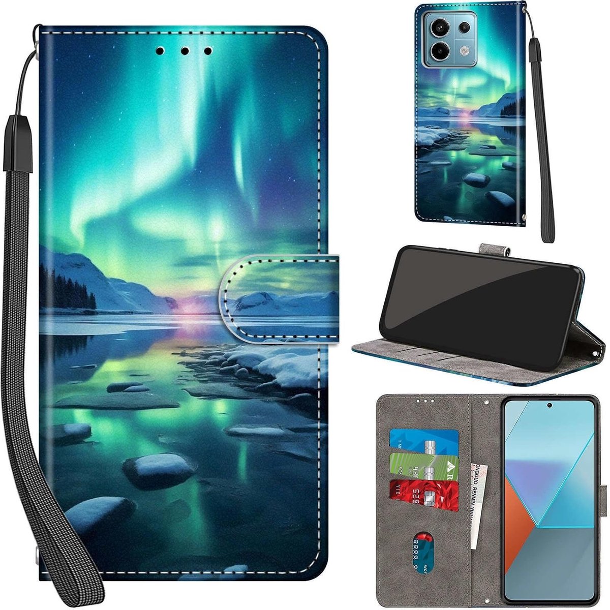 Hoesje voor Xiaomi Redmi Note 13 Pro 5G, Noordpool