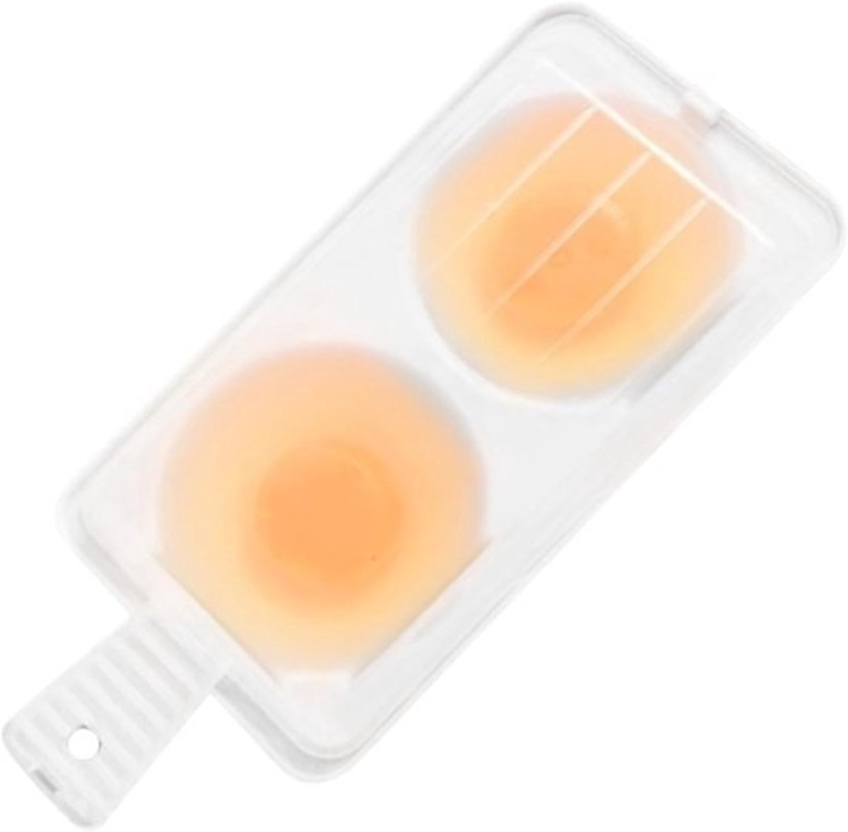 Magnetron Eierkoker - Gepocheerde Eierkoker - Snel Ontbijt Maken - Vaatwasmachinebestendig - 23 x 10 cm - Willekeurige Kleur