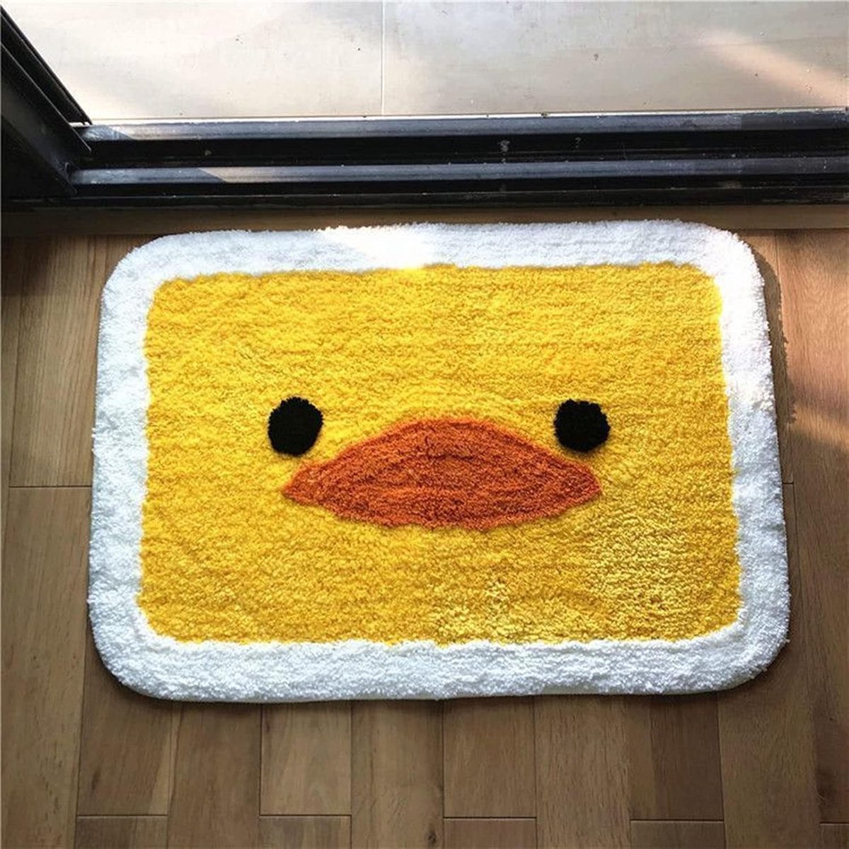 Tapijt Mat Pluche Tapijten Wateropname Mat Indoor Deurmat Antislip Badmat Indoor Vloerdeken Badkamer Accessoires Thuis Leveringen (Gele eend)