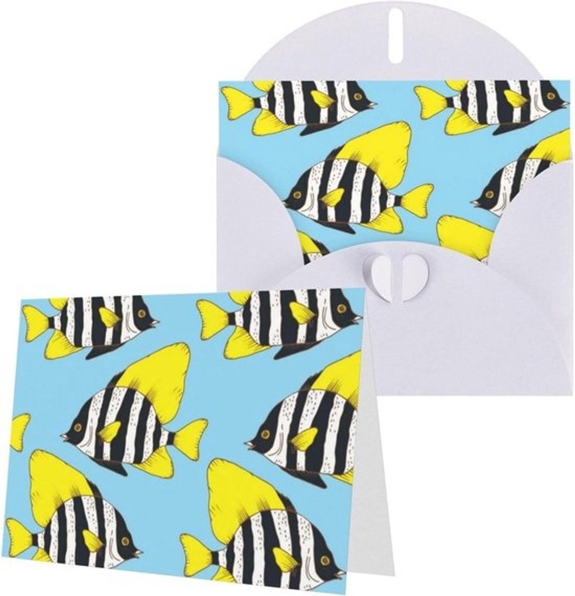 Wenskaarten Set - Dank U Kaarten - Persoonlijke Groeten - Parelmoer Papier - 15 x 10 cm - Wit