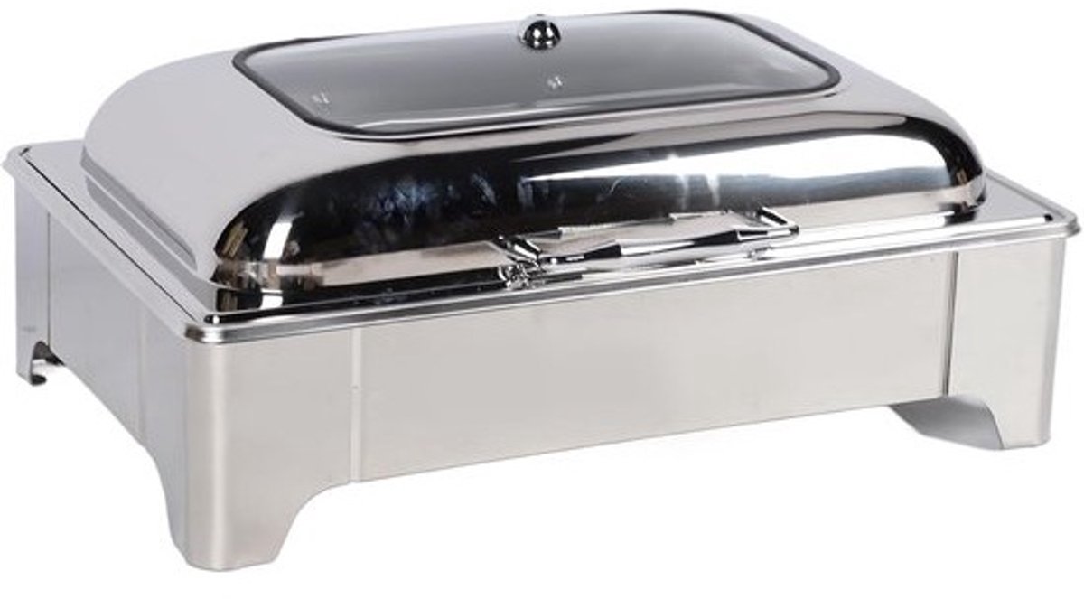 Elektrische Buffetserver - Warmhoudplaat - Buffet Warm Houden - Temperatuurregeling - 58x43x29 cm