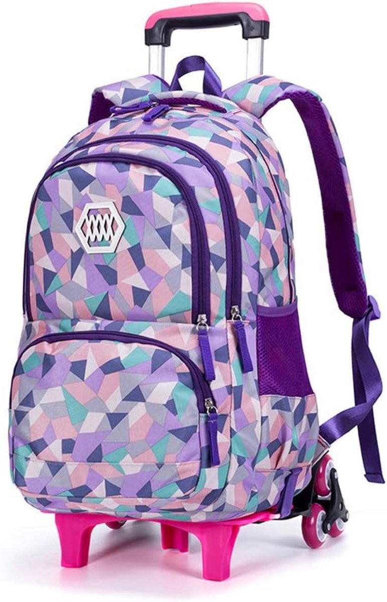 Wielen Rugzak Schattige Trolley School Tas, Kinderkoffer/Trolley Kinderbagage/Reiskoffer Met Wieltjes