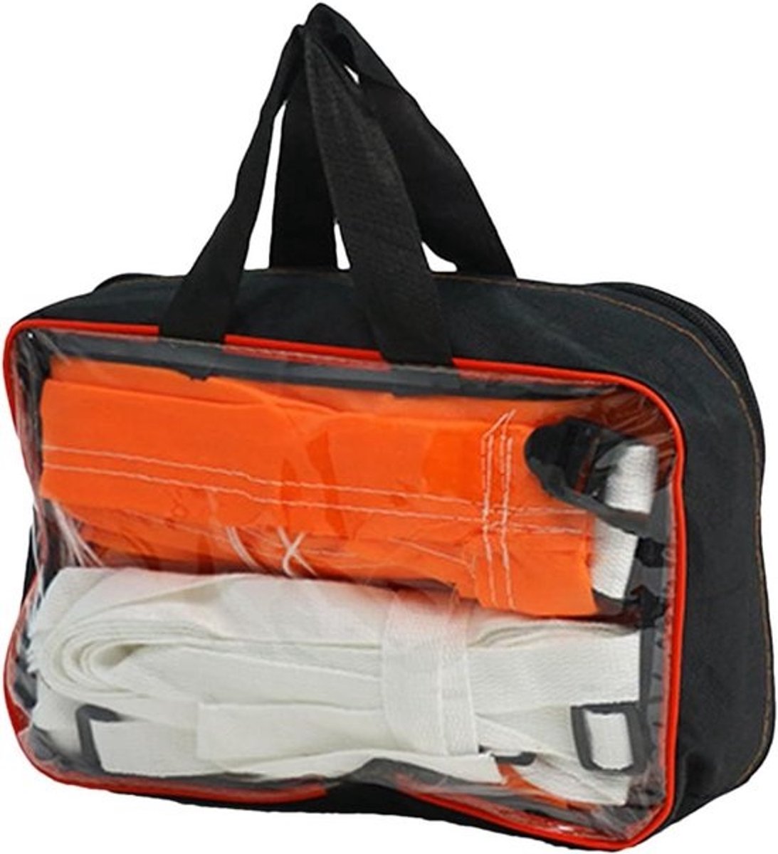 Water Volleyball Net - Pool Badminton Net - Outdoor Entertainment - Easy Assembly Buckle System - 4.6 x 0.9 m