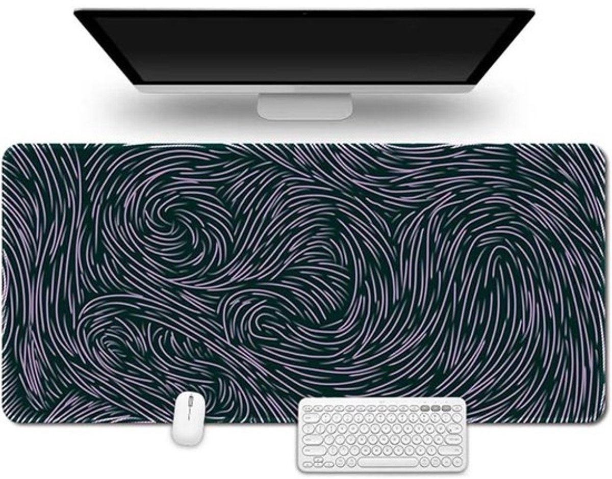 Grote Muismat - Bureauonderlegger Desk Pad - Comfortabel Werken - Antislip Basis - 900x400mm - Werveling