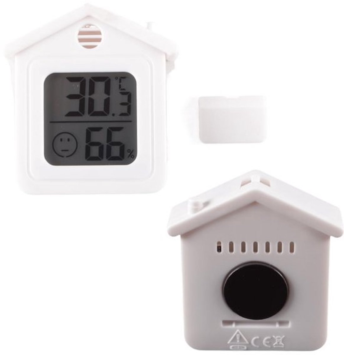 Digitale Binnenthermometer en Vochtigheidsmeter met LCD-Scherm