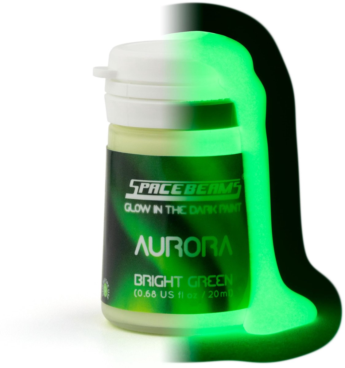 Glow In The Dark Verf 20ml - Lumineus Groene Gloed - Niet-Giftig - Perfect voor Creatieve Projecten - ShopVlot